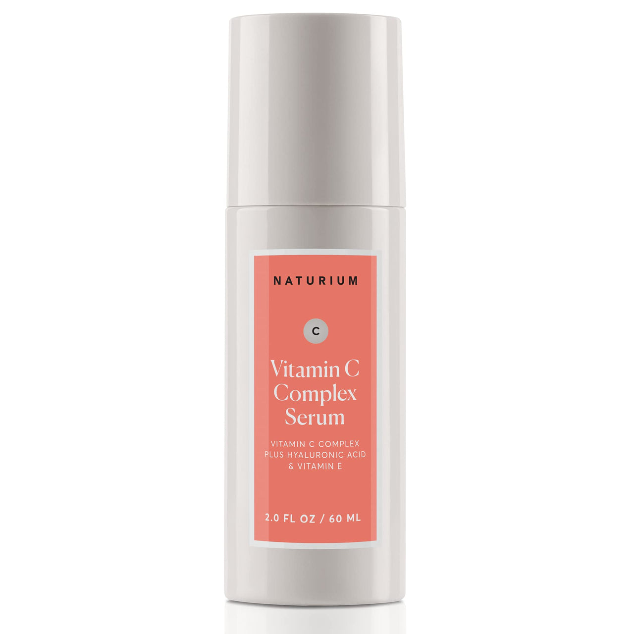 Naturium Vitamin C Complex Face Serum Jumbo, Anti-Aging Facial Treatment with Hyaluronic Acid & Vitamin E, 2 oz