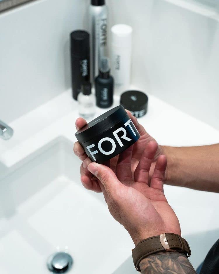 Alex Costa Molding Paste by Forte Series Low Shine Hair Paste for Men Lightweight Hair Texturizer Adds Volume and Definition Medium Flexible (75 ml)