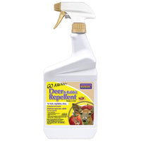 Thumbnail for Bonide Go Away! Deer & Rabbit Repellent, 32 oz. Ready-to-Use Spray, Hot Peppers Deter Animals from Lawn & Garden