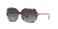 Thumbnail for Michael Kors MK2024 Adrianna II Sunglasses, Pink Tortoise/Light Grey Gradient, 57 mm