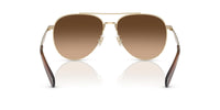 Thumbnail for COACH Sunglasses HC 7169 900574 Shiny Light Gold/Brown Gradient Polyamide Stan
