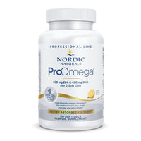 Thumbnail for Nordic Naturals ProOmega, Lemon Flavor - 60 Soft Gels - 1280 mg Omega-3 - High Potency Fish Oil with EPA & DHA - Promotes Brain, Eye, Heart, & Immune Health - Non-GMO - 30 Servings