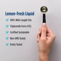 Thumbnail for Nordic Naturals Ultimate Omega Liquid, Lemon Flavor - 8 oz - 2840 mg Omega-3 - High-Potency Fish Oil Supplement with EPA & DHA - Promotes Brain & Heart Health - Non-GMO - 48 Servings