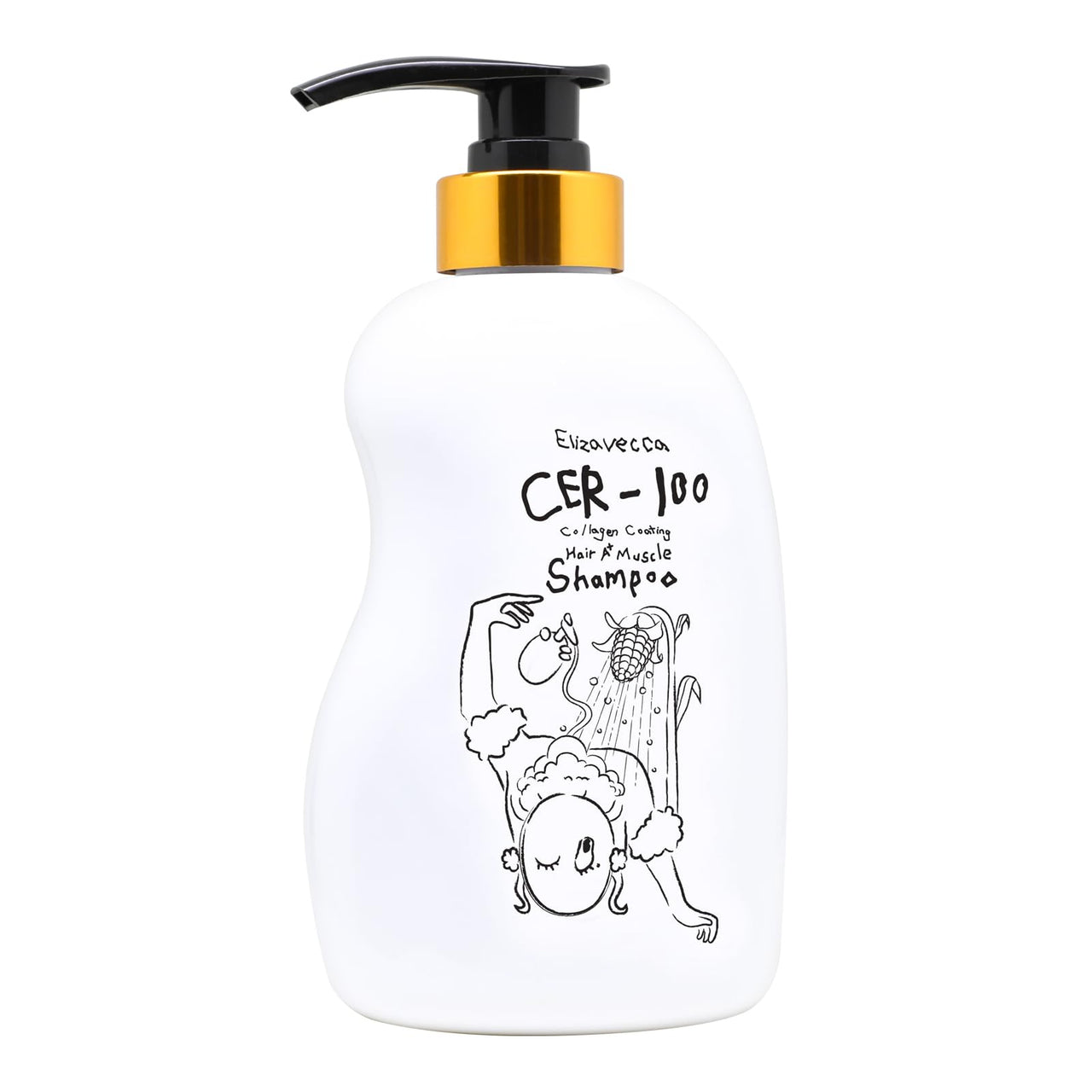 Elizavecca CER-100 Collagen Coating Hair A+ Muscle Shampoo, 16.9 fl oz