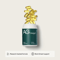 Thumbnail for AG1 Omega 3 Fish Oil 2000mg EPA & DHA Supplement from Wild-Caught Fish