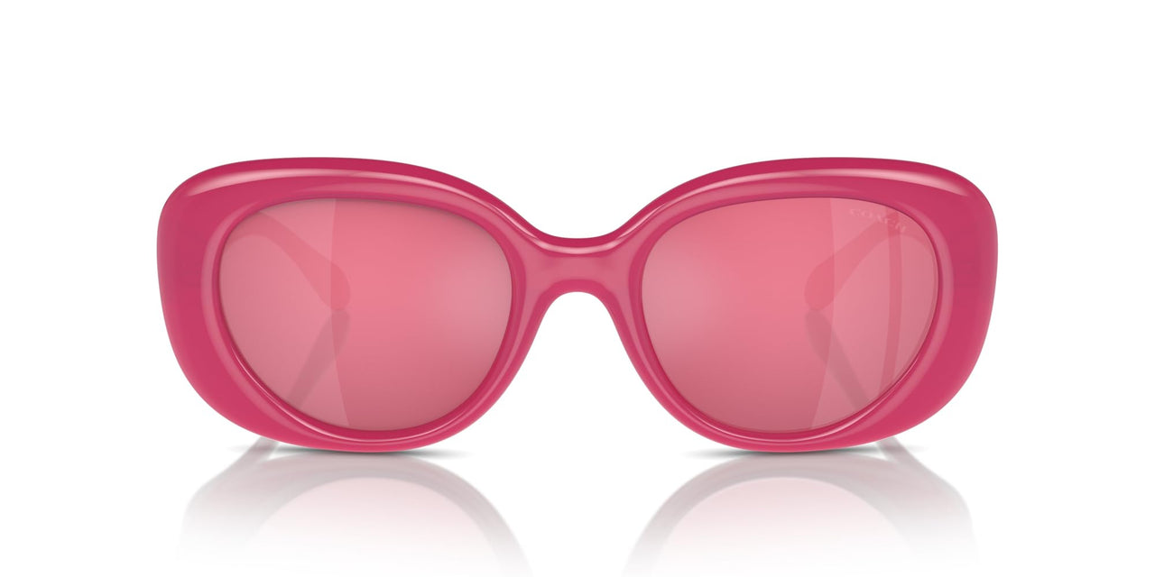 COACH Sunglasses HC 8391 U 58069L Cr609 Milky Magenta Pink Flash
