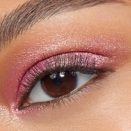 ColourPop Super Shock Shadow - High-Pigment, Crème-Powder Eye Makeup - Single Glitter Eyeshadow with Minimal Fallout and Unique Bouncy Texture - Metallic Pink Eyeshadow - Roy G. Biv (0.07 oz)