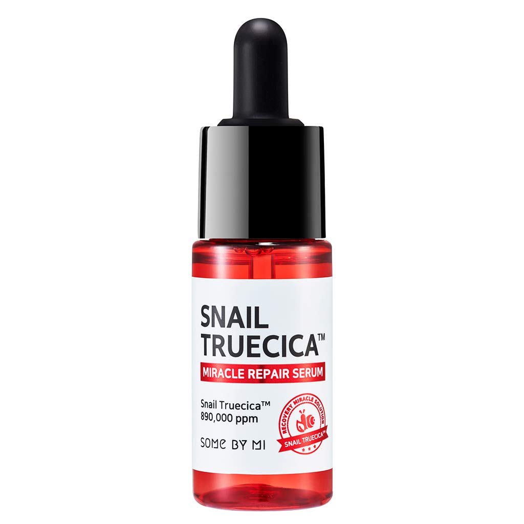 SOME BY MI Snail Truecica Miracle Repair Starter Kit/Toner 1.01Oz, Serum 0.33Oz, Gel Cleanser 1.01Oz, Cream 0.67Oz / Damaged Skin Solution for Sensitive Skin/Facial Skin Care Set