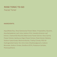 Thumbnail for Pixi Rose Tonic to-Go, Nourishing Rose Flower Water, Toning & Moisturizing, Alcohol-Free Daily Hydrating Toner Pads On The Go, 60 Pads