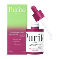 Thumbnail for PURITO SEOUL Timeless Bloom Bakuchiol Serum, Korean Jeju Hydrangea, for Sensitive Skin, Ampoule, Fine Line Reduction, Anti Aging Facial Serum for face, K-Beauty, 30ml 1fl.oz