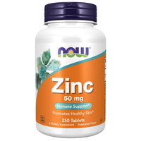 Thumbnail for Now Foods Zinc (from 405mg of Zinc Gluconate), White, Unflavored, Tablet, 250 Count