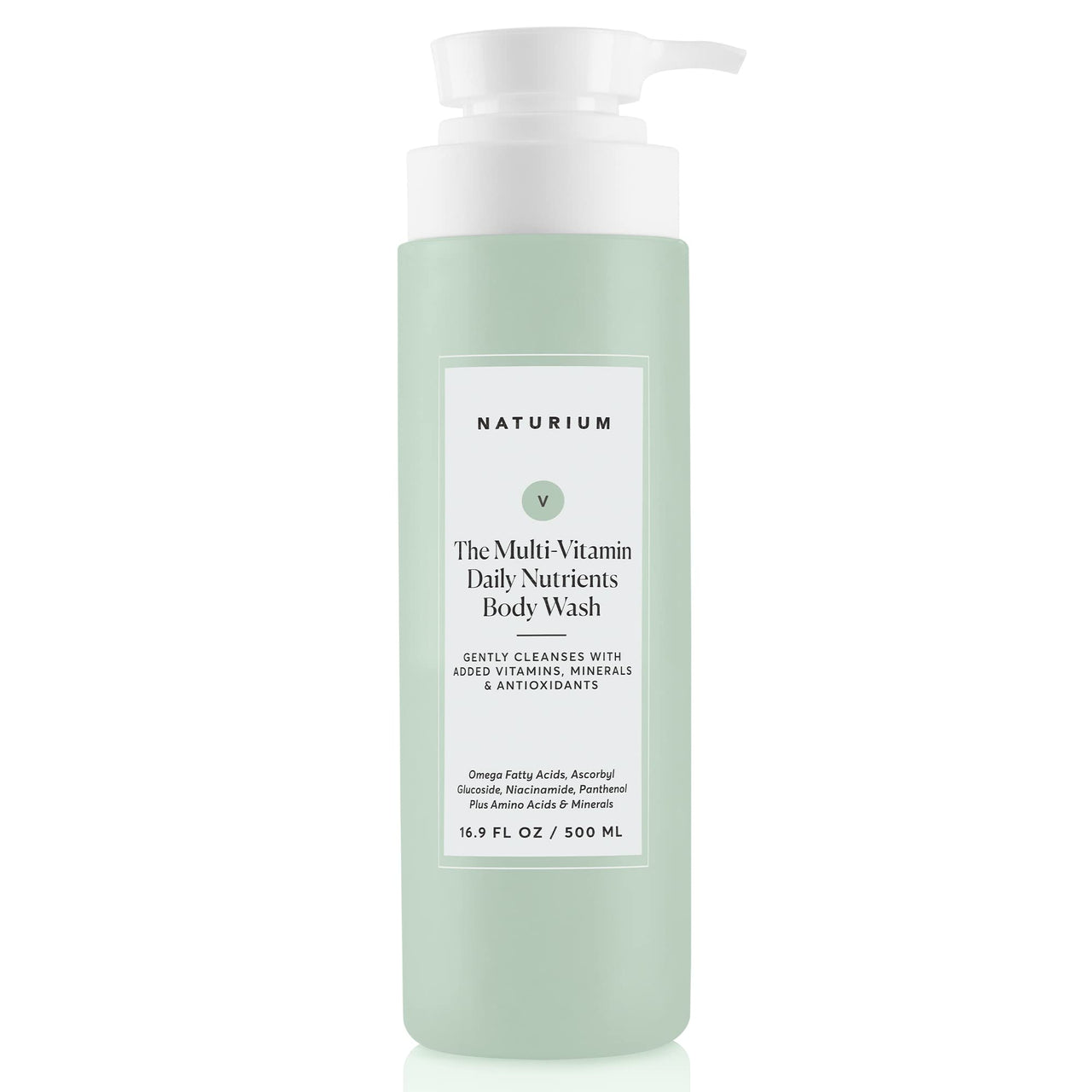 Naturium The Multi-Vitamin Daily Nutrients Body Wash, Hydrating Cleanser, 16.9 oz
