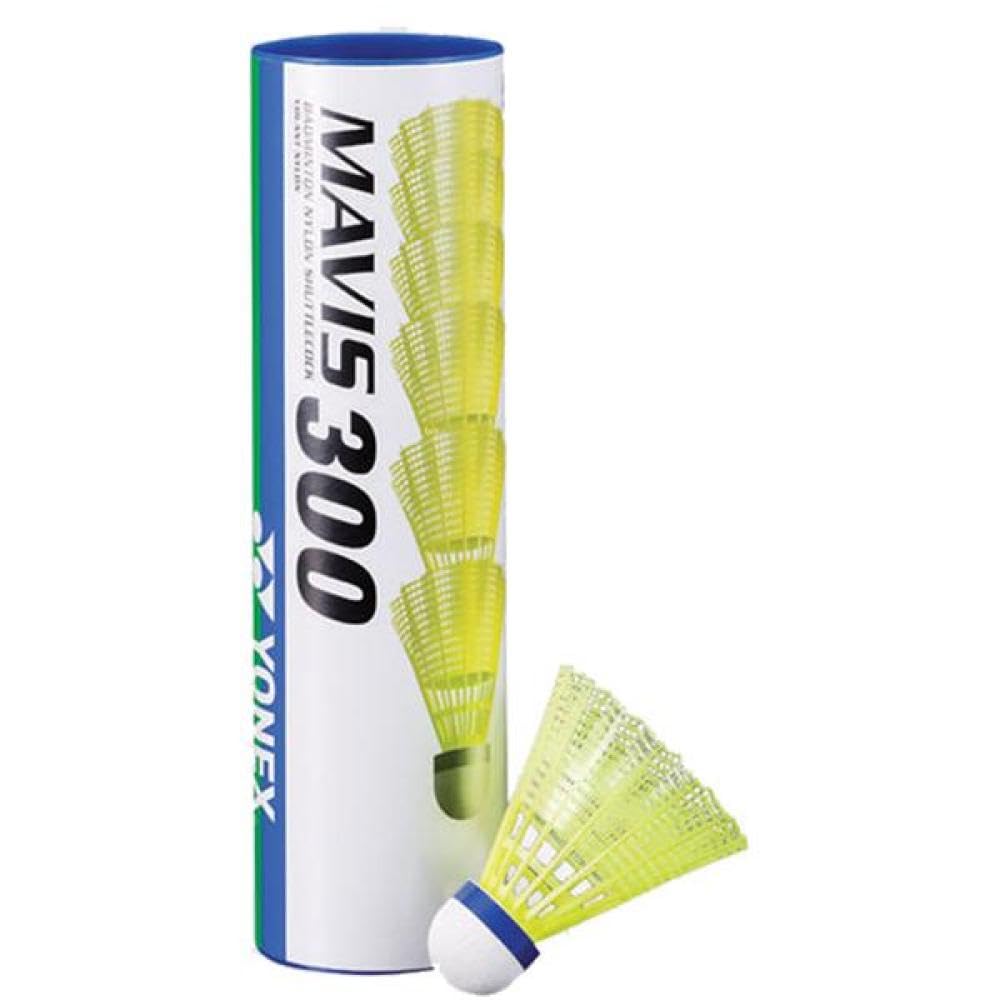 Yonex Mavis 300 Yellow Nylon Shuttlecocks 1/2doz