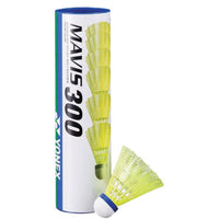 Thumbnail for Yonex Mavis 300 Yellow Nylon Shuttlecocks 1/2doz