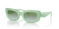 Thumbnail for Coach Sunglasses HC 8390 U 5807I7 Cr610 Milky Mint Green Blue Gr