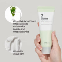 Thumbnail for numbuzin No.2 Cream | Cica Ceramide Repair Cream | Ceramide, Centella Asiatica | Hydrating, Calming, Strengthen Skin Barrier, Deep Repair, Recovery | All Skin Types | 2.02 fl. oz.