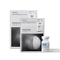 Thumbnail for Mediheal Collagen Spicule 3000ppm Intensive Serum – Micro Needle Serum for Pore Care, Soothing & Skin Texture Improvement, 2-Step,Collagen Spicule Ampoule and Gel Mask Set,Skin Booster,10pcs