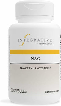 Thumbnail for Integrative Therapeutics NAC - Antioxidant Support Supplement for Respiratory & Lung Function* - Gluten-Free & Dairy-Free - 60 Capsules (60 Servings)