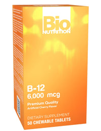 Thumbnail for Bio Nutrition B-12 Sublingual Tablet, 50 Count