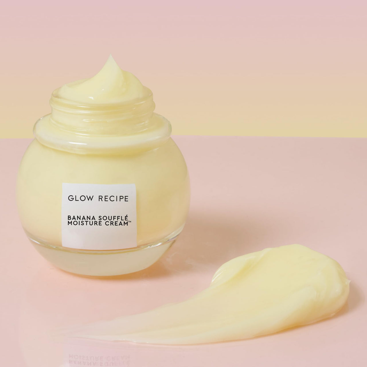 Glow Recipe Banana Souffle Moisturizer Face Cream - Lightweight Hydrating Moisturizer with Centella Asiatica & Turmeric to Soothe Redness & Improve Skin Barrier, Non-Comedogenic Korean Skin Care, 50ml