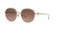 Thumbnail for Coach HC7129 Sunglasses, Milky Pink/Brown Pink Gradient, 54 mm