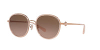 Thumbnail for Coach Sunglasses HC 7129 56465M C6179 Milky Pink Brown Gr
