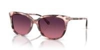 Thumbnail for COACH Sunglasses HC 8378 U 5528F4 Cl926 Rose Pearl Tortoise Burg