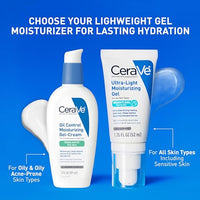 Thumbnail for CeraVe Oil Control Moisturizing Gel-Cream, Face Moisturizer for Oily Skin, Niacinamide, Hyaluronic Acid & Oil Absorbing Technology To Rebalance Oily Skin, Non-Comedogenic, Fragrance Free & Oil-Free