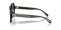 Thumbnail for COACH Women's HC8395F Low Bridge Fit Square Sunglasses, Black/Grey Gradient, 56 mm