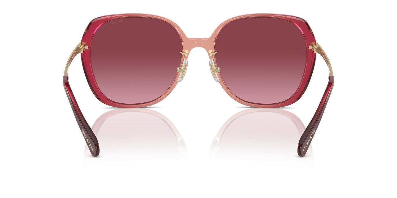 COACH Sunglasses HC 8403 D 58268H Cr636 Burgundy/Pink Gradient
