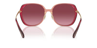 Thumbnail for COACH Sunglasses HC 8403 D 58268H Cr636 Burgundy/Pink Gradient