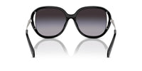 Thumbnail for COACH Women's HC8396U Universal Fit Square Sunglasses, Black/Grey Gradient, 56 mm