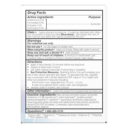 Olay Super Cream with Sunscreen SPF 30, Lightweight Face Moisturizer with Sun Protection, 5-in-1 Skin Care Benefits - Hydrating, Brightening, Firming - Niacinamide, Vitamin C, Collagen Peptide, 1.7 oz