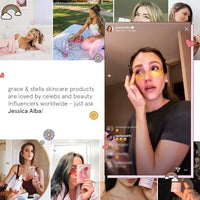 Thumbnail for grace & stella Under Eye Brightener Roller - Airplane Travel Essentials - Travel Size Toiletries - Retinol & Caffeine Eye Serum for Puffiness, Dark Circles, Wrinkles - Vegan Skincare (15ml / 0.51floz)