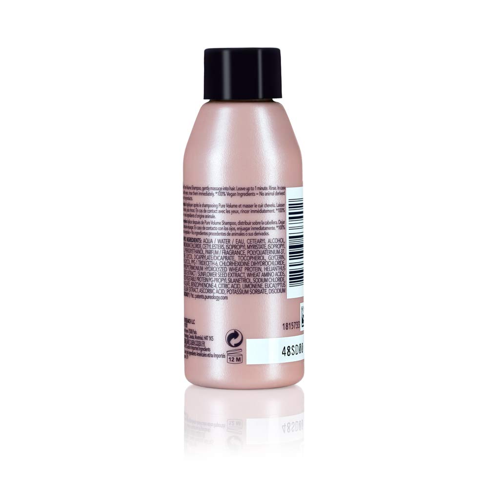 Pureology Pure Volume Conditioner - Enhances Volume and Movement, Lightweight Shampoo for Fine, Flat, Color Treated Hair, 1.7 Fl Oz
