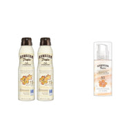 Thumbnail for Hawaiian Tropic Weightless Hydration Clear Spray Sunscreen SPF 15 Twin Pack 6oz Each + Face Sunscreen Lotion SPF 30 Travel Size 1.7oz