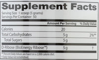 Thumbnail for Doctor's Best D-Ribose with Bioenergy Ribose, Non-GMO, Vegan, Gluten Free, Energy Enhancement, 250g, 8.8 Ounce (Pack of 1)