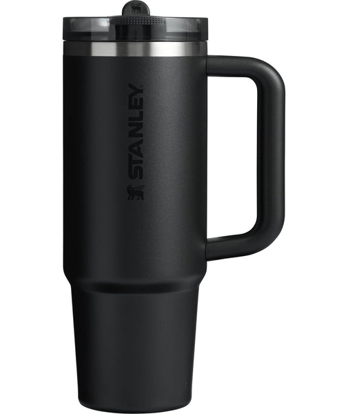 STANLEY Quencher ProTour Flip Straw Tumbler with Leakproof Lid 30 oz | Built-In Straw and Handle | Cup Holder Compatible for Travel | Insulated Stainless Steel Cup | BPA-Free | Black