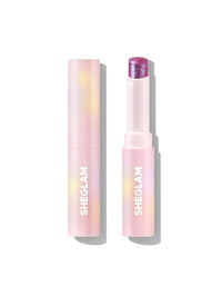 Thumbnail for SHEGLAM Crystal Jelly Glaze Stick Eye Shadow Stick Eyeliner Brightener Pencil Crayon with Brush Easy to Blend Long Lasting Shimmer Eyeshadow-Lilac Luster