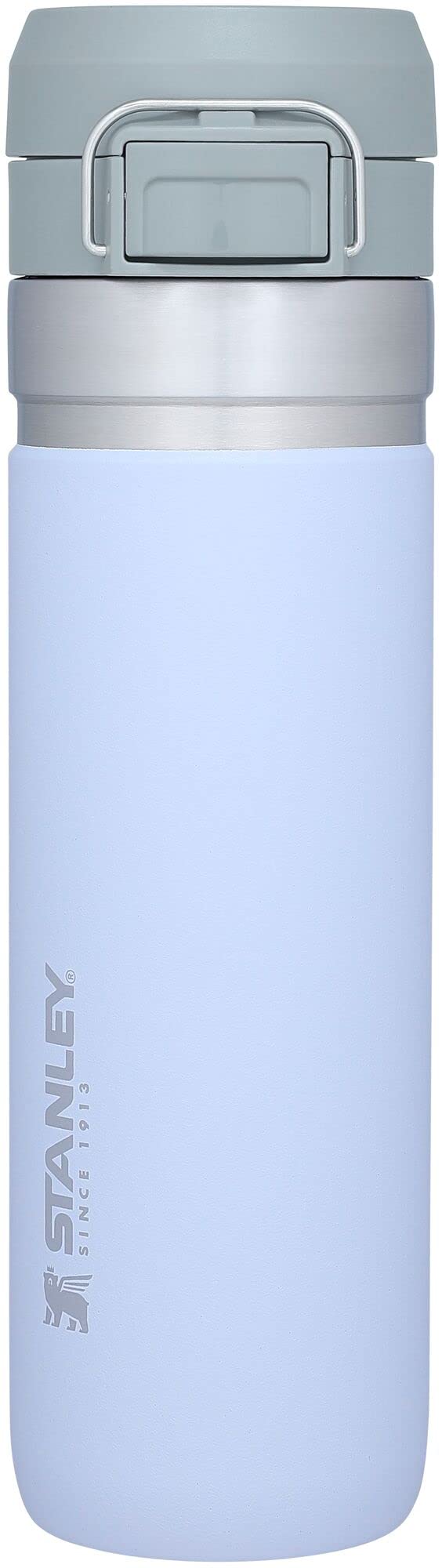 Stanley Quick Flip GO Water Bottle 24 oz | Push Button Lid | Leakproof and Packable for Travel and Sports | Insulated Stainless Steel | BPA-Free | Lilac