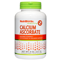 Thumbnail for NutriBiotic - Calcium Ascorbate Vitamin C Powder, 8 Oz | Essential Antioxidant & Collagen Supplement Buffered with Calcium | Non Acidic & Easier on Digestion than Ascorbic Acid | Gluten & GMO Free