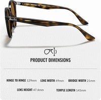 Thumbnail for Ray-Ban RB2180 POLARIZED Round Shaped Sunglasses for Men & Women – Includes Official Rayban Eyewear Kit – Ideal Formal & Casual Wear Sunglasses – B-15 Brown Lens