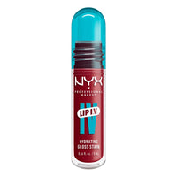 Thumbnail for NYX PROFESSIONAL MAKEUP Lip IV Hydrating Glossy Lip Stain with 12HR Hydration - Berry Thirsty (Red)