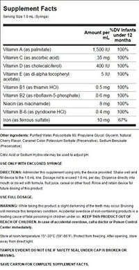 Thumbnail for B Protected Pedia Poly-Vite Drops with Iron 1 2/3 fl Ounce Liquid