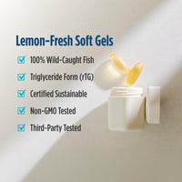 Thumbnail for Nordic Naturals Ultimate Omega 2X, Lemon Flavor - 180 Soft Gels - 2150 mg Omega-3 - High-Potency Fish Oil with EPA & DHA - Promotes Brain & Heart Health - Non-GMO - 90 Servings