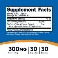 Thumbnail for Nutricost DIM Diindolylmethane 300MG, 30 Capsules