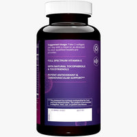 Thumbnail for MRM Nutrition Complete E - For Women & Men - Vitamin E Complex with Mixed Tocopherols, Tocotrienols, Vitamin C & CoQ-10, Antioxidant Support for Heart, Skin, and Cellular Health - 30 Servings