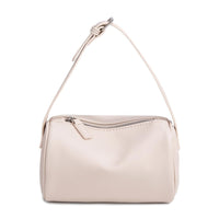 Thumbnail for Covelin Small Women's Shoulder Bag - Minimalist & Stylish Top-Handbag with Lychee Leather Beige