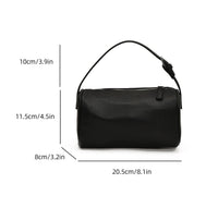 Thumbnail for Covelin Small Women's Shoulder Bag - Minimalist & Stylish Top-Handbag with Lychee Leather Orange