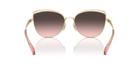 Thumbnail for COACH HC7162 Sunglasses, Shiny Light Gold/Rose/Grey Pink Gradient, 57 mm